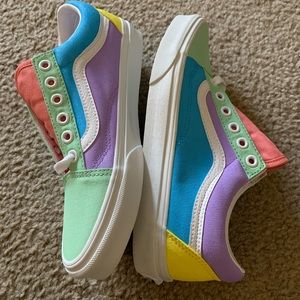 custom pastel vans